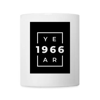 Retro design year 1966 minimalist - Mug - white - Front