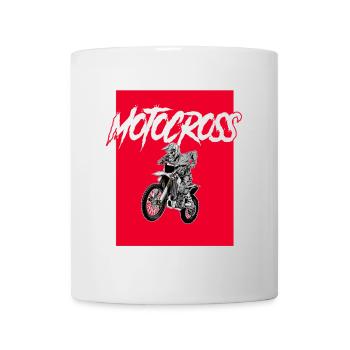 Motocross - Mug blanc - blanc - Devant