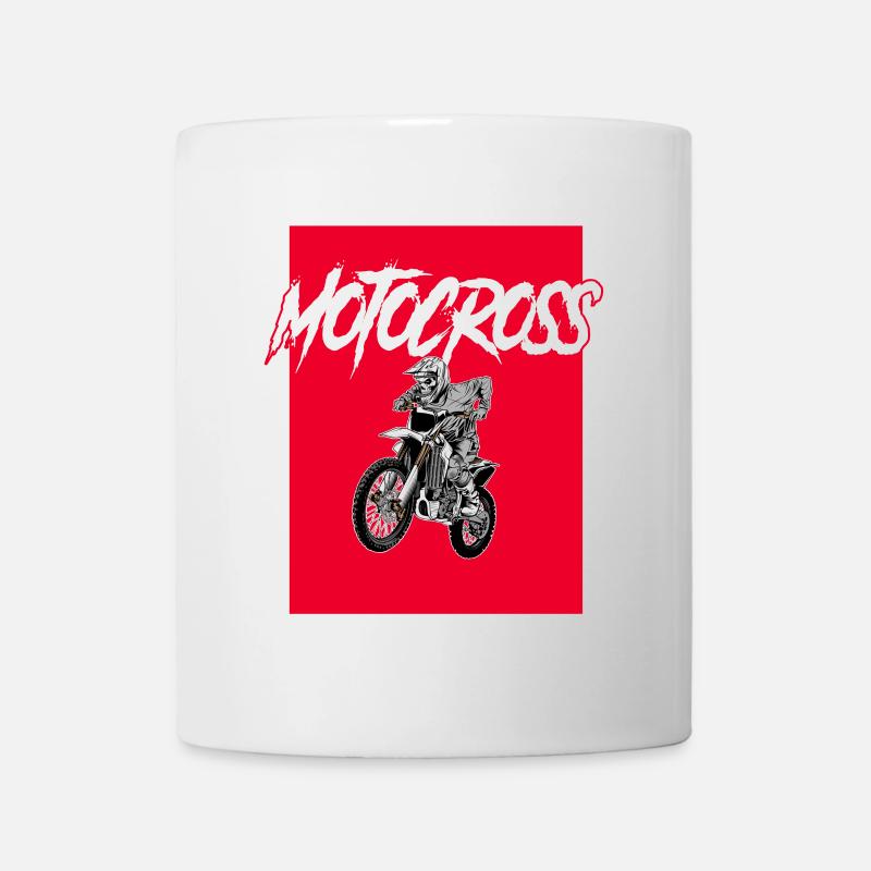 Motocross - Mug blanc - blanc