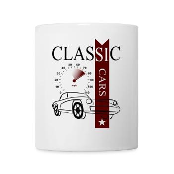 Automobile Classic Cars - Tasse - Weiß - Vorne
