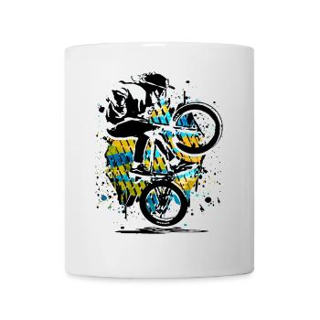BMX bike | BMX pump track | Gift idea retro - Mug - white - Front