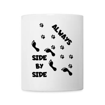 Side by side with dog * - Mug - white - Front