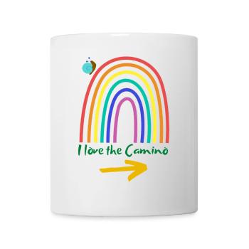 Ich liebe den Camino - Tasse - Weiß - Vorne
