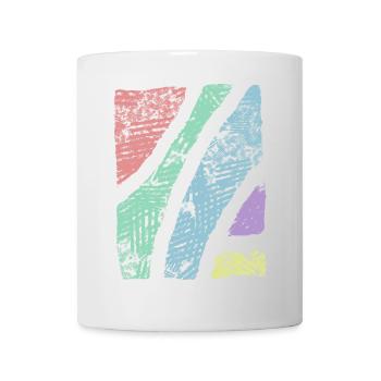Pattern pastel colors - pattern abstract ornament - Mug - white - Front