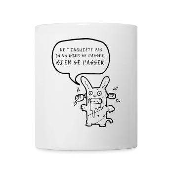 Humour expression ça va bien se passer - Mug blanc - blanc - Devant