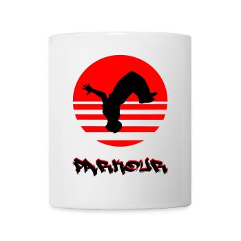 Parkour - Mug blanc - blanc - Devant