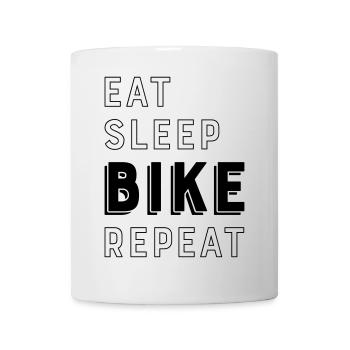 Biker - Mug blanc - blanc - Devant