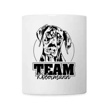 TEAM DOBERMANN Dobie Hundesport Hunde IGP Wilsigns - Tasse - Weiß - Vorne