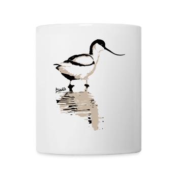 Ostfriesland-Kollektion: Säbelschnäbler - Tasse - Weiß - Vorne