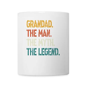 Grand-père L’homme Le mythe La légende T-shirt - Mug blanc - blanc - Devant