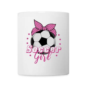 Soccer Girl Girl Soccer Soccer Female Gift - Mug - white - Front