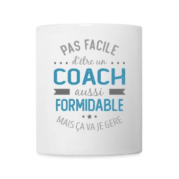 COACH entraineur sportif cadeau - Mug blanc - blanc - Devant