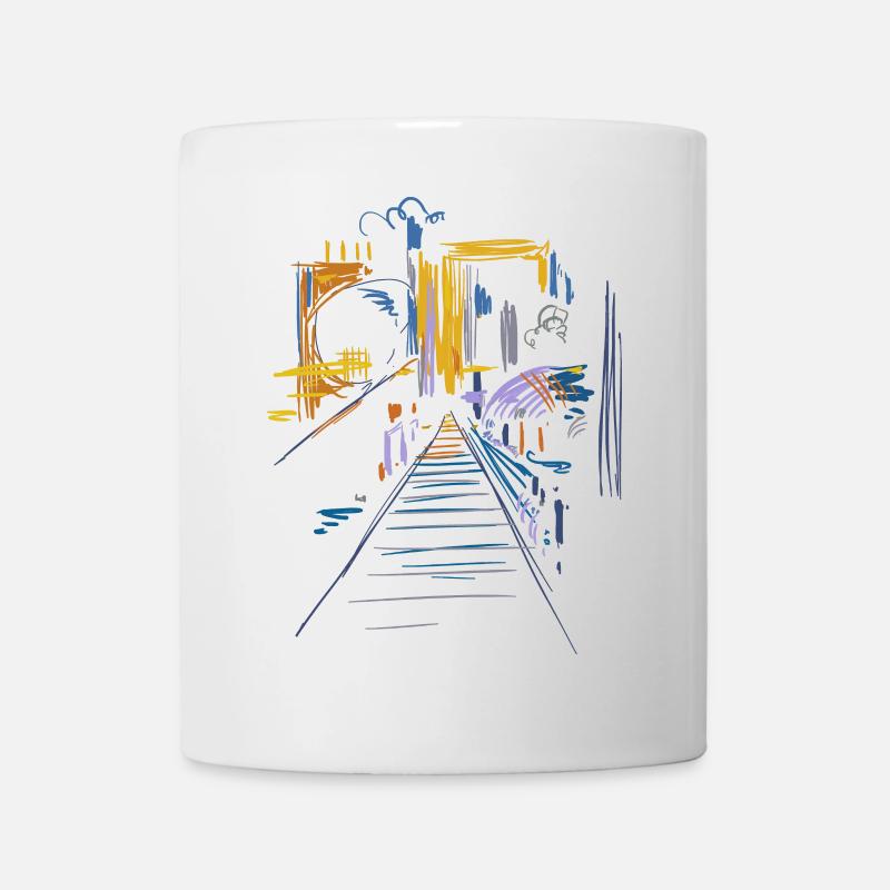 Architecture Abstraite - Mug blanc - blanc