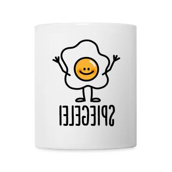 Spiegelei Spiegelbild Keto Ketogen Keton Ei Diät - Tasse - Weiß - Vorne