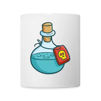 Poison Bottle RPG Poisoned Potion Fantasy Shirt - Mug - white - Front