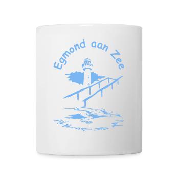 Egmond aan Zee Leuchtturm - Tasse - Weiß - Vorne