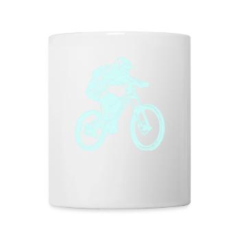 Vélo VTT - Mug blanc - blanc - Devant