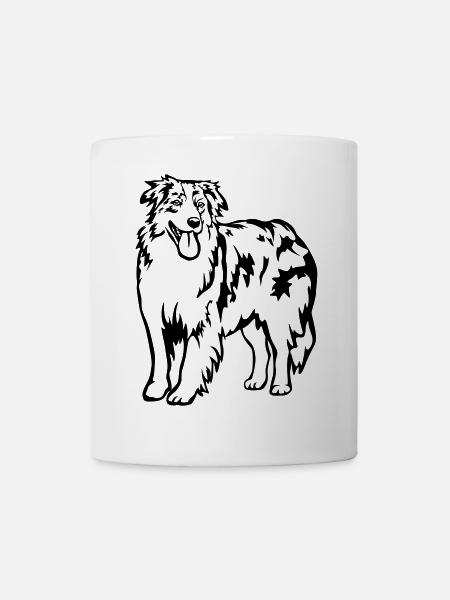 Australian Shepherd - Tasse - Weiß