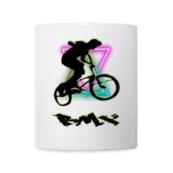 BMX Bike - Tasse - Weiß - Vorne