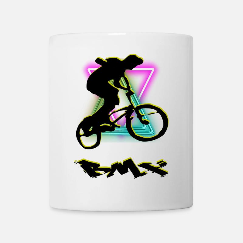 BMX Bike - Tasse - Weiß
