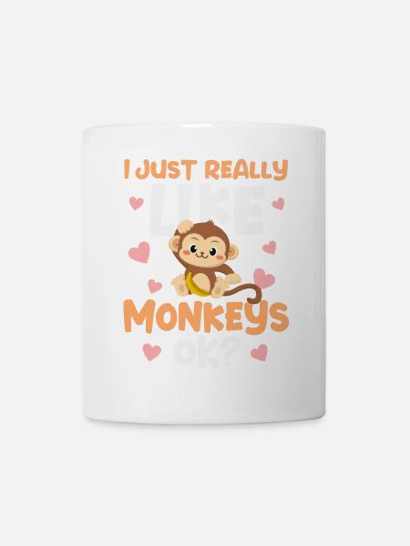 Monkey Monkeys - Mug - white