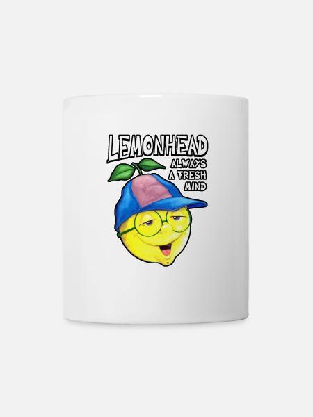 Lemonhead, immer ein frischer Geist - Tasse - Weiß