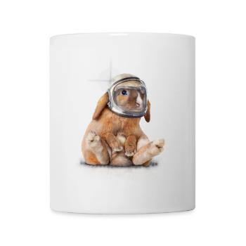 Spacerabbit - Tasse - Weiß - Vorne