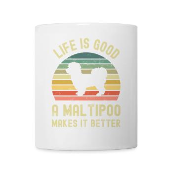Dog Maltipoo - Mug - white - Front