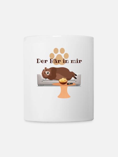 Der Bär in mir ! - Tasse - Weiß