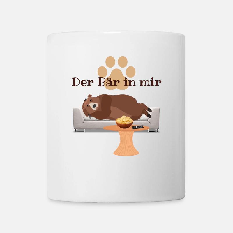 Der Bär in mir ! - Tasse - Weiß