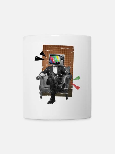 Retro TV - Tasse - Weiß