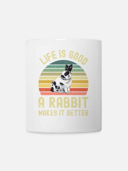Hase Kaninchen - Tasse - Weiß