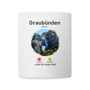 Graubünden Naturruf Design - Mug - white - Front