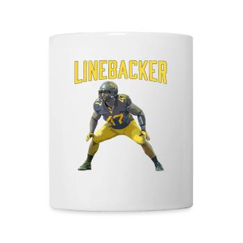 Linebacker Kraft Football Design - Mug - white - Front