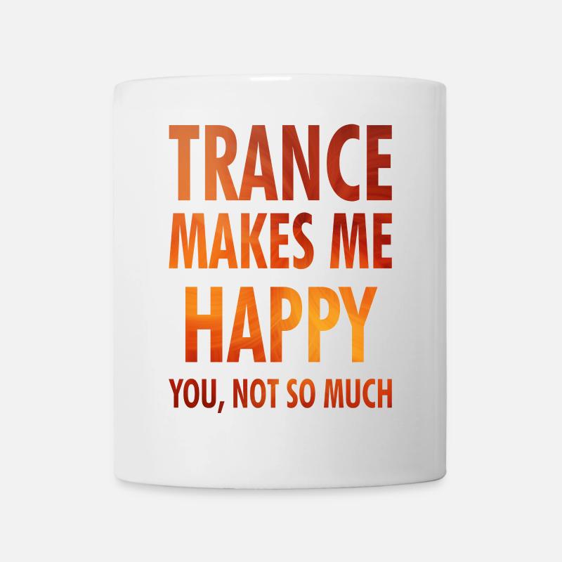 La transe me rend heureuse - Positive Wear - Mug blanc - blanc