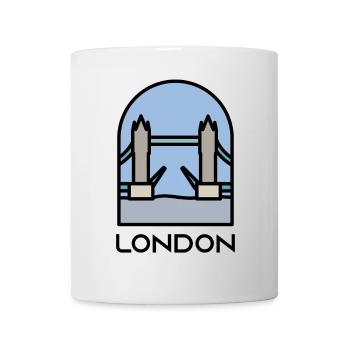 London - Tasse - Weiß - Vorne