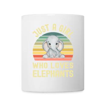 Elefant Elefanten - Tasse - Weiß - Vorne
