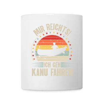 Kanu Kanut Kanutin Kanufahrer - Tasse - Weiß - Vorne
