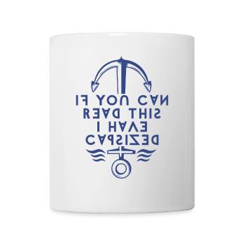 If You Can Read This I Have Capsized. - Mug - white - Front