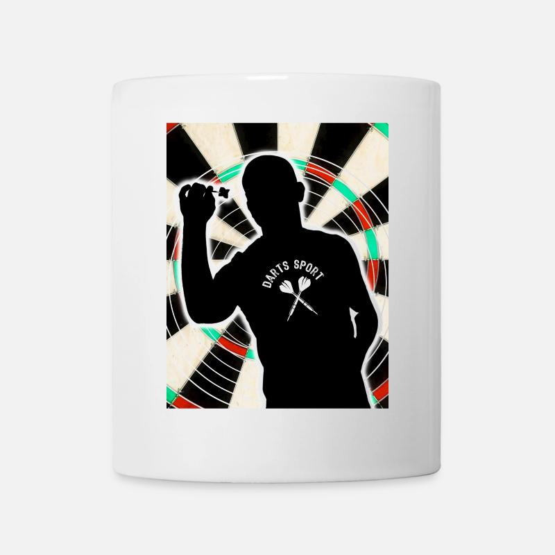 Sports de fléchettes - Mug blanc - blanc