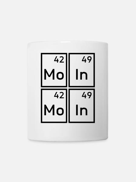 Moin moin (Molybdän, Indium, Molybdän, Indium) - Tasse - Weiß