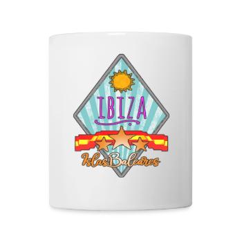 Ibiza Inselurlaub Retro Design - Tasse - Weiß - Vorne