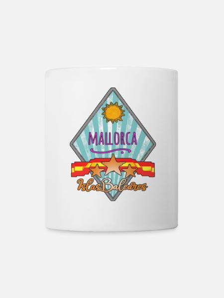 Mallorca Island Sterne Design - Tasse - Weiß
