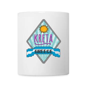 Crete Greece Sun Design - Mug - white - Front