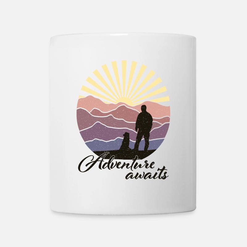 L’aventure vous attend - Mug blanc - blanc