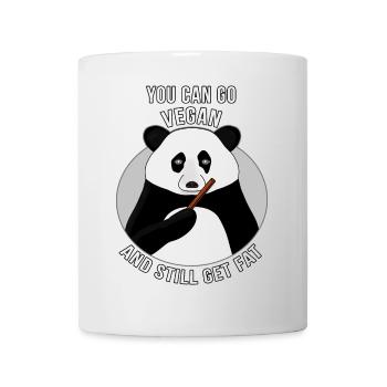 Vous pouvez devenir végétalien tout en grossissant - Mug blanc - blanc - Devant