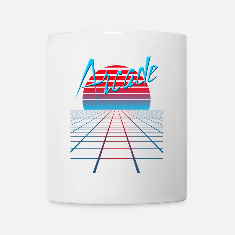 NERDY forever - Arcade - Tasse - Weiß