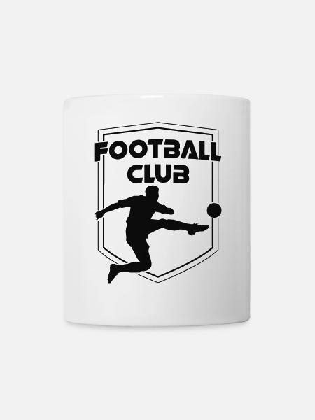 FC Wappen Schwarz - Tasse - Weiß