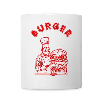 Burger not Döner Hamburger BBQ Grillen Barbecue - Tasse - Weiß - Vorne