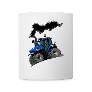 BlueTractor TM120 - Mug - white - Front